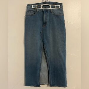 Modern American Long Denim Skirt